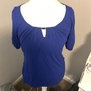 WHBM Royal Blue Blouse